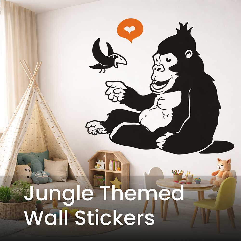 Jungle Wall Stickers & Decals for Nurseries & Baby Rooms