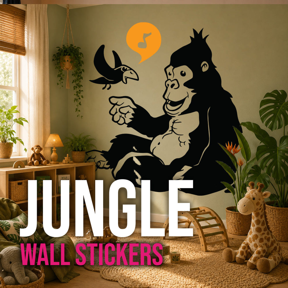 Jungle Wall Stickers & Decals for Nurseries & Baby Rooms