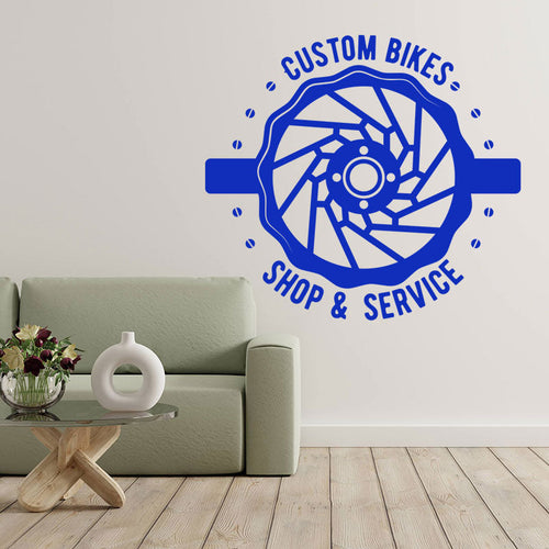 Bike Shop Wall Stickers & Window Decals