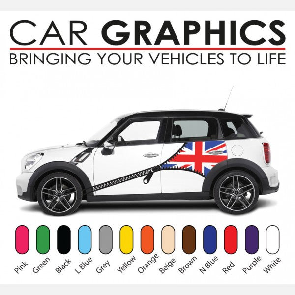 Mini Cooper Graphics Stickers and Decals