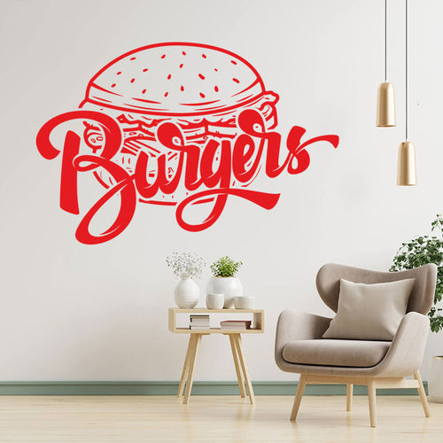 Burger & Takeaway Wall Stickers