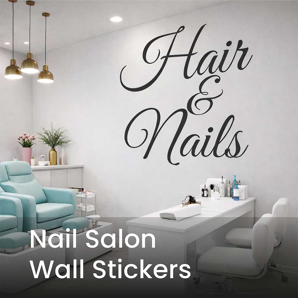 Nail Salon Wall Stickers & Wall Art