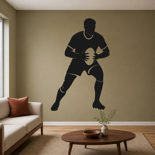 Rugby Silhouette Wall Stickers