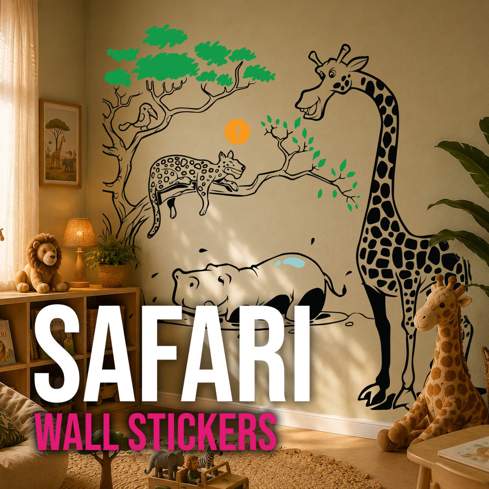 Safari Wall Stickers & Safari Nursery Wall Decals