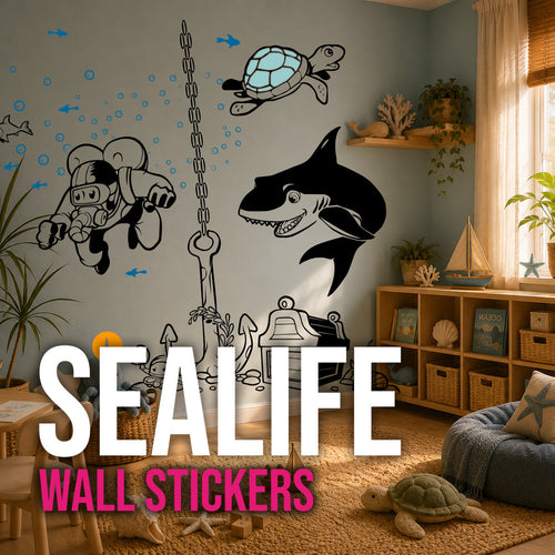 Sea & Underwater Nursery Wall Stickers