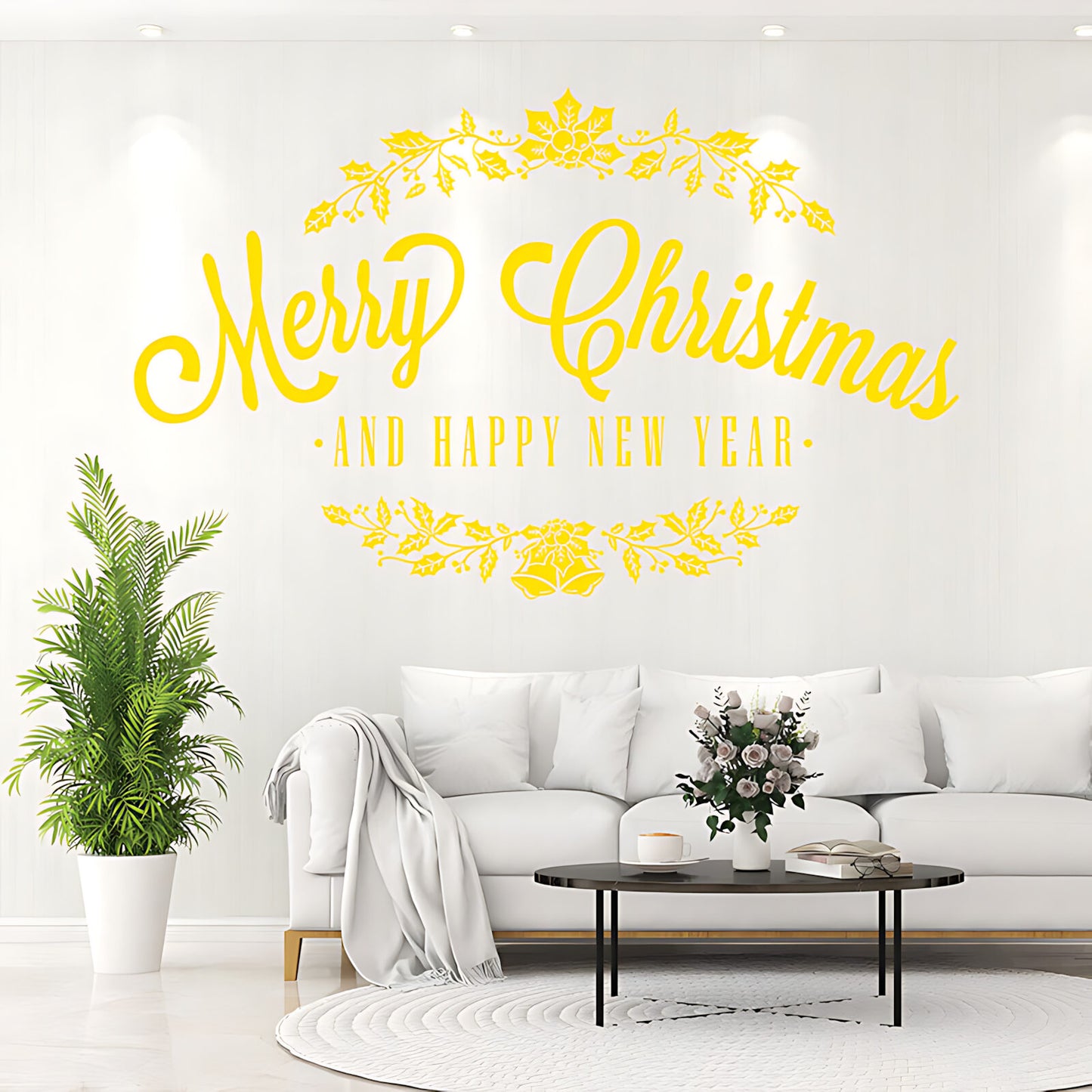 Christmas Tree Wall Sticker – Festive Holiday Vinyl Decal