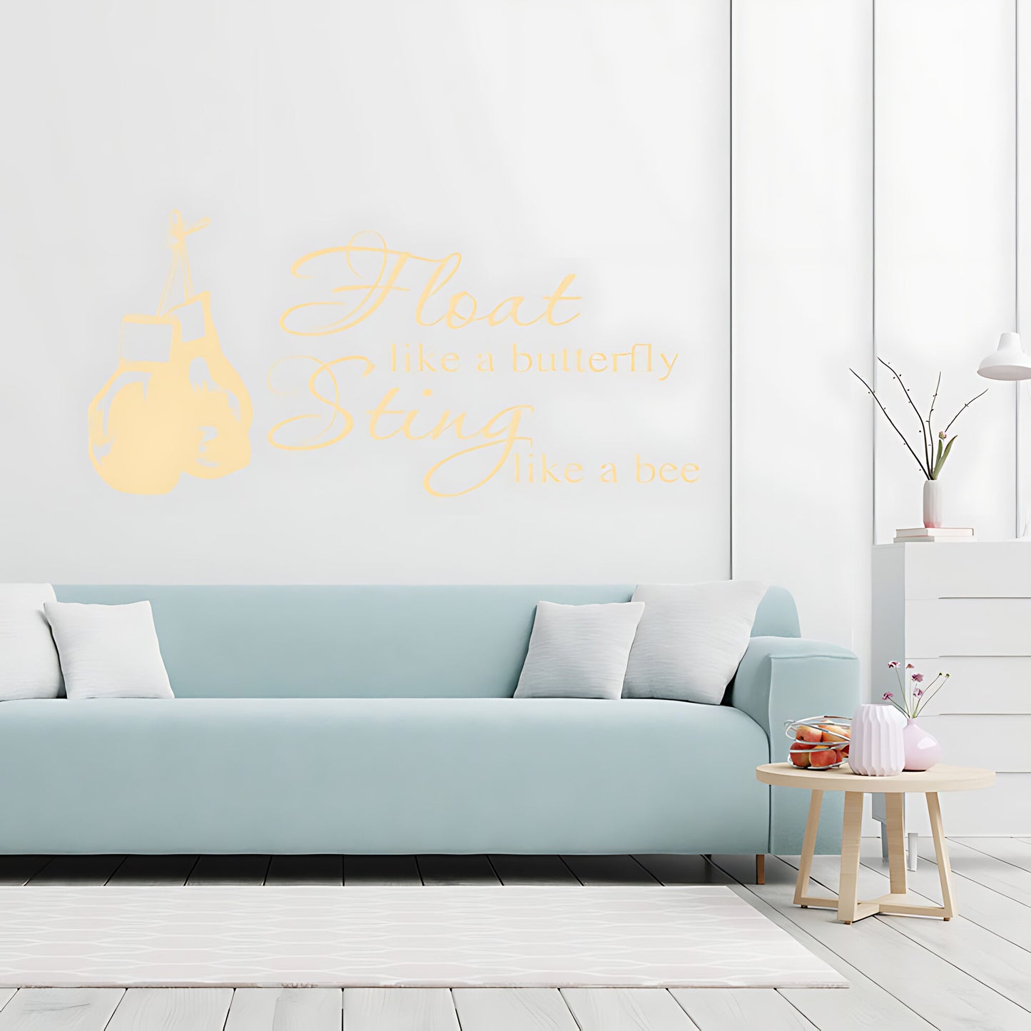 Float Like a Butterfly Wall Sticker - Boxing Decal