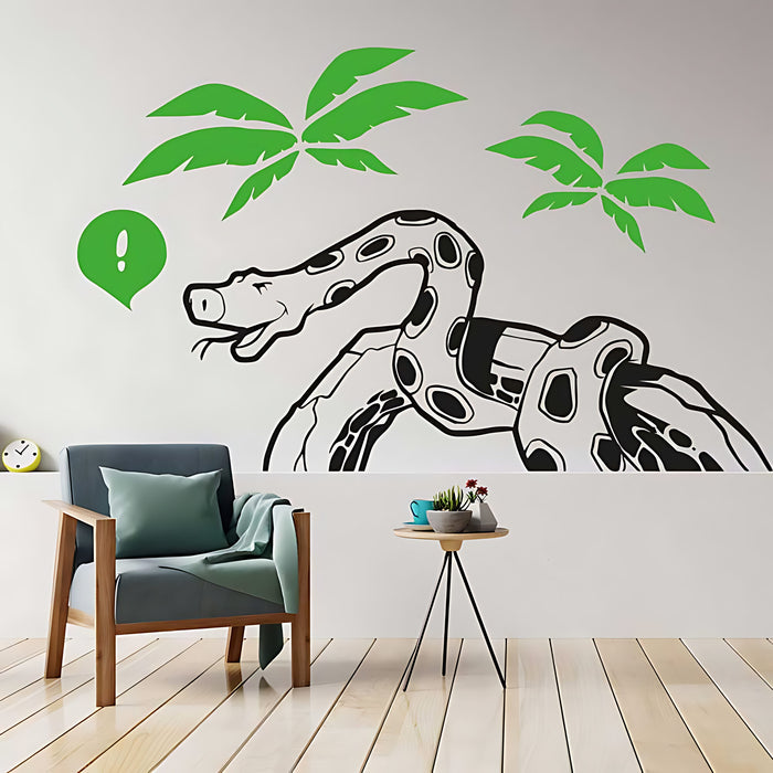 Jungle Snake Wall Sticker – Kids Bedroom Vinyl Decal