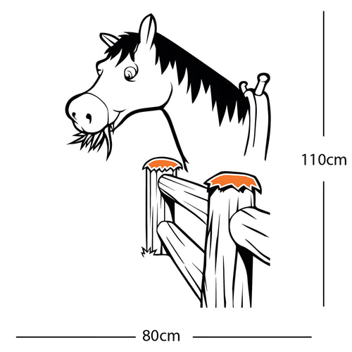 Horse and Gate - Wall Sticker