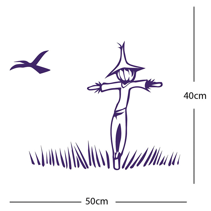 Scarecrow Wall Sticker – Farmyard Kids Bedroom Vinyl Decal