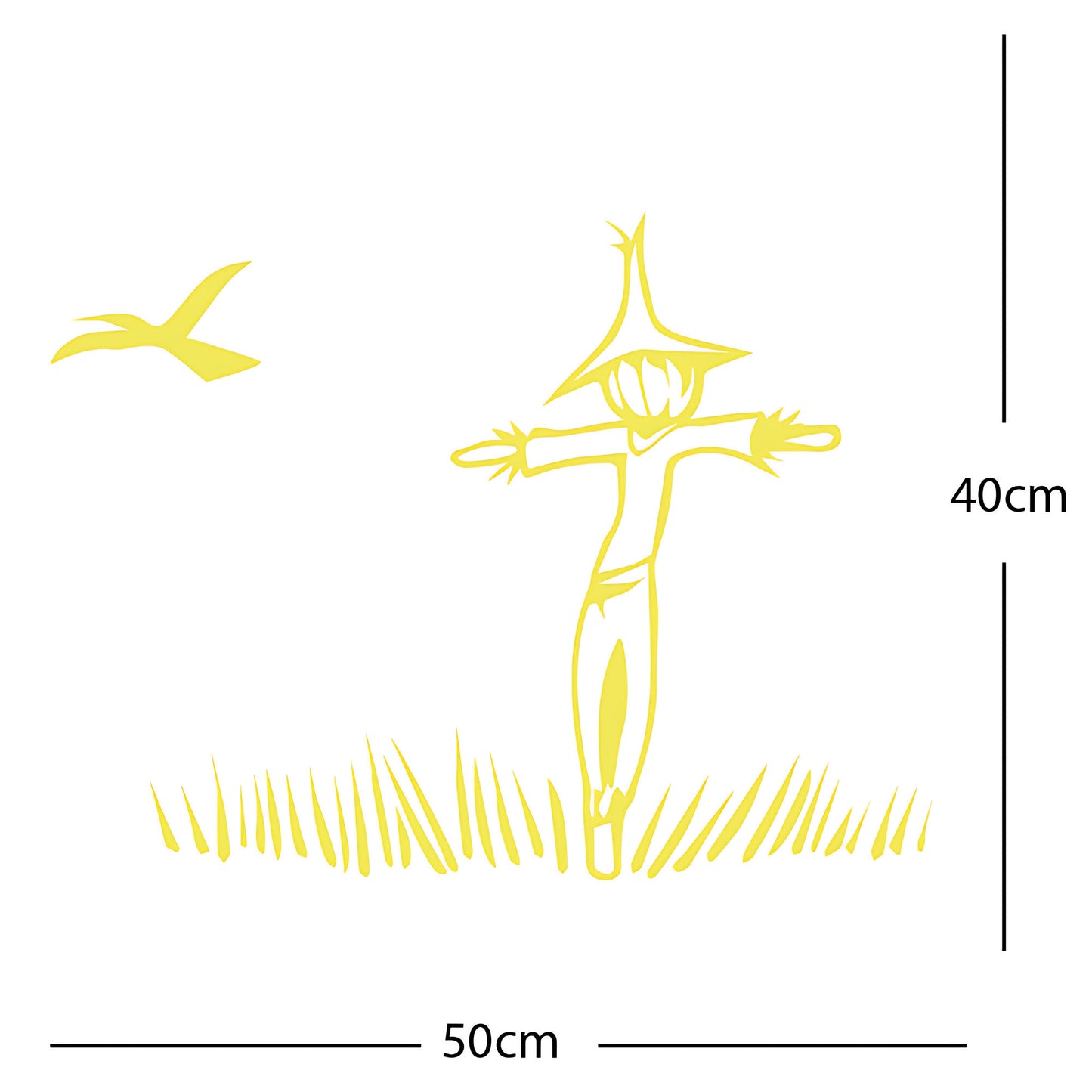Scarecrow Wall Sticker – Farmyard Kids Bedroom Vinyl Decal