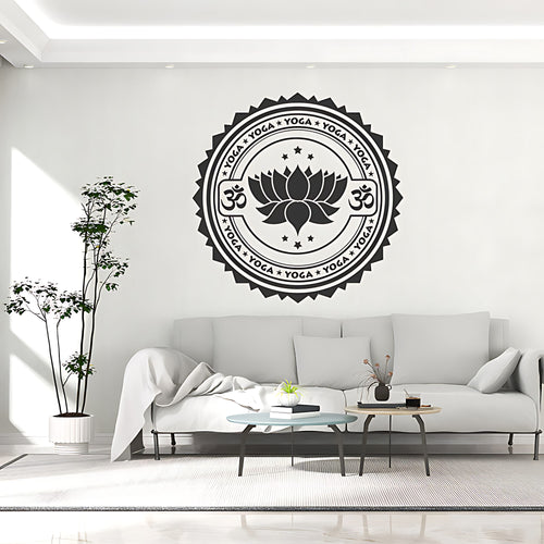 Inspirational Yoga Wall Sticker - Meditation Decal