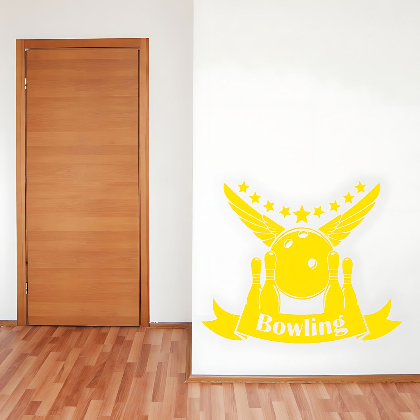 Bowling Wall Sticker - Ten Pin Strike Decal