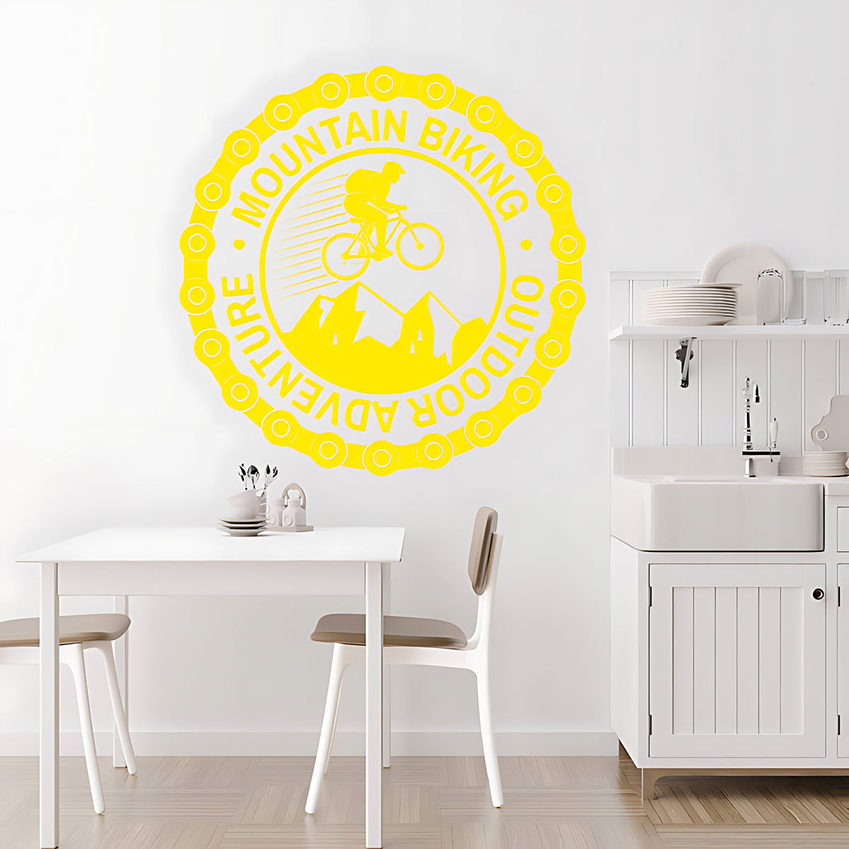 Cycling Wall Sticker - Bike Vinyl Decal