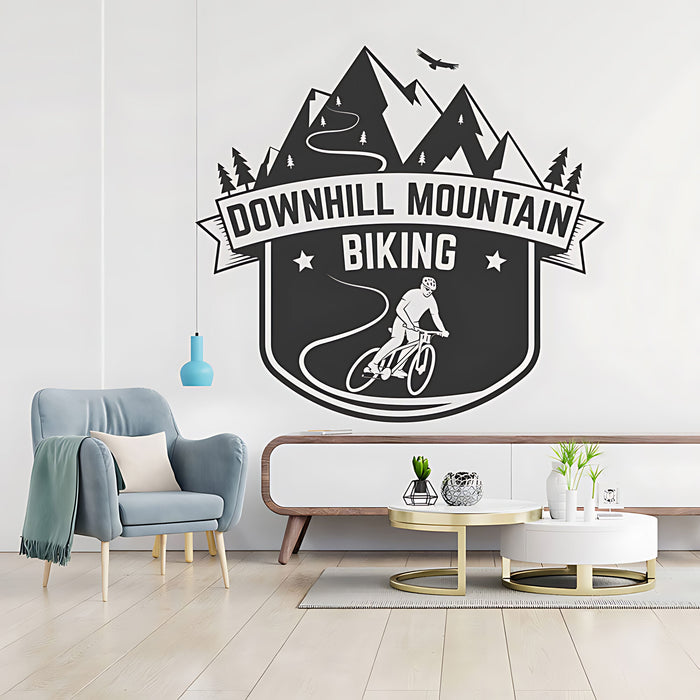 Mountain Bike Cycling Wall Sticker – Bike Shop Vinyl Decal