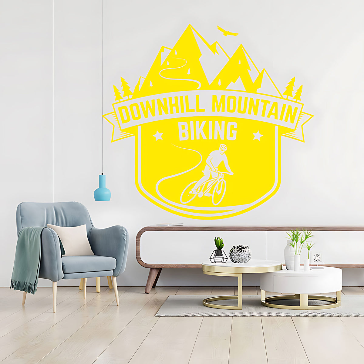 Mountain Bike Cycling Wall Sticker – Bike Shop Vinyl Decal
