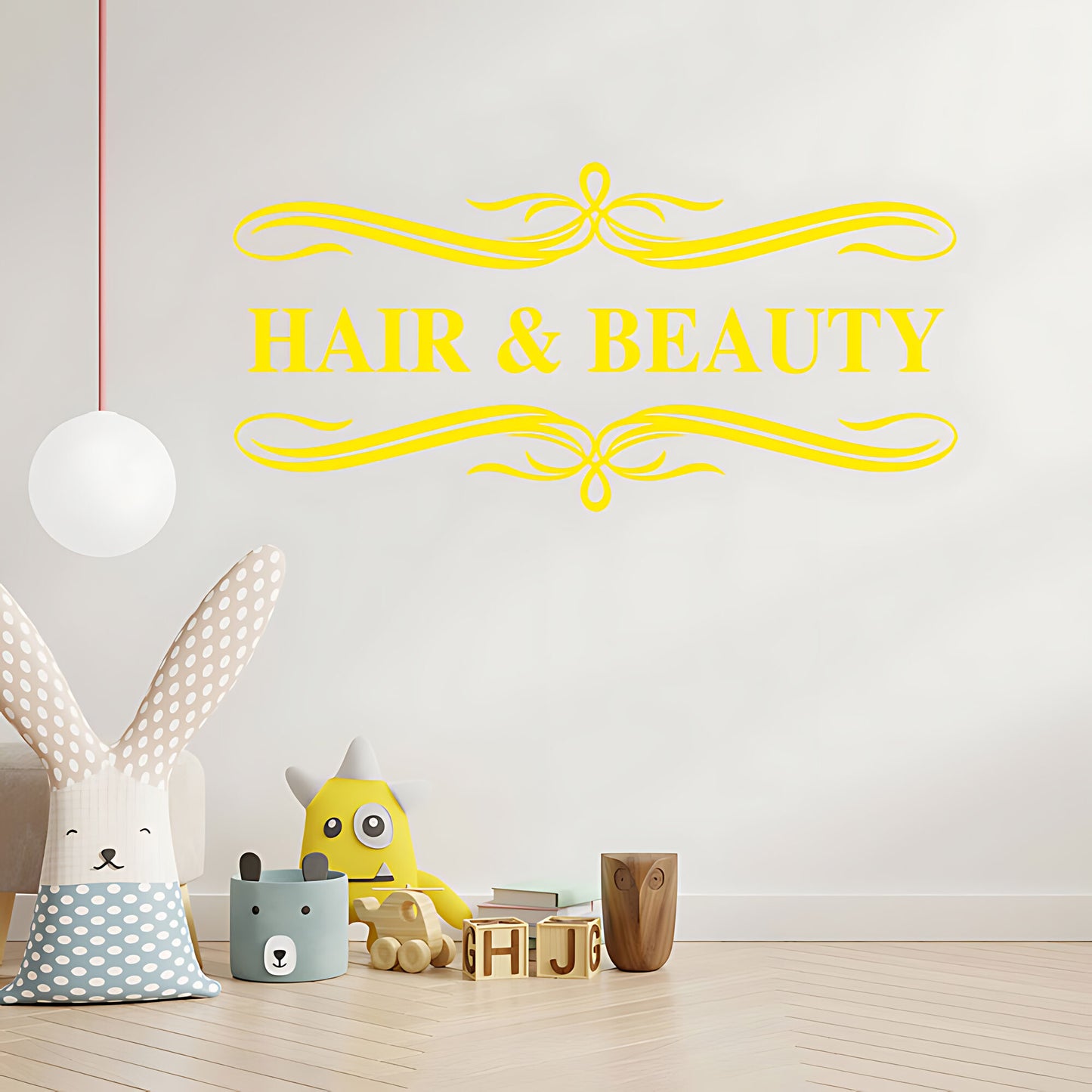 Hair & Beauty Wall Sticker - Inspirational Quote Decal