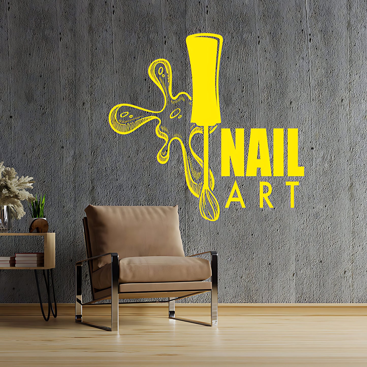 Beauty & Manicure Nail Salon Wall Sticker