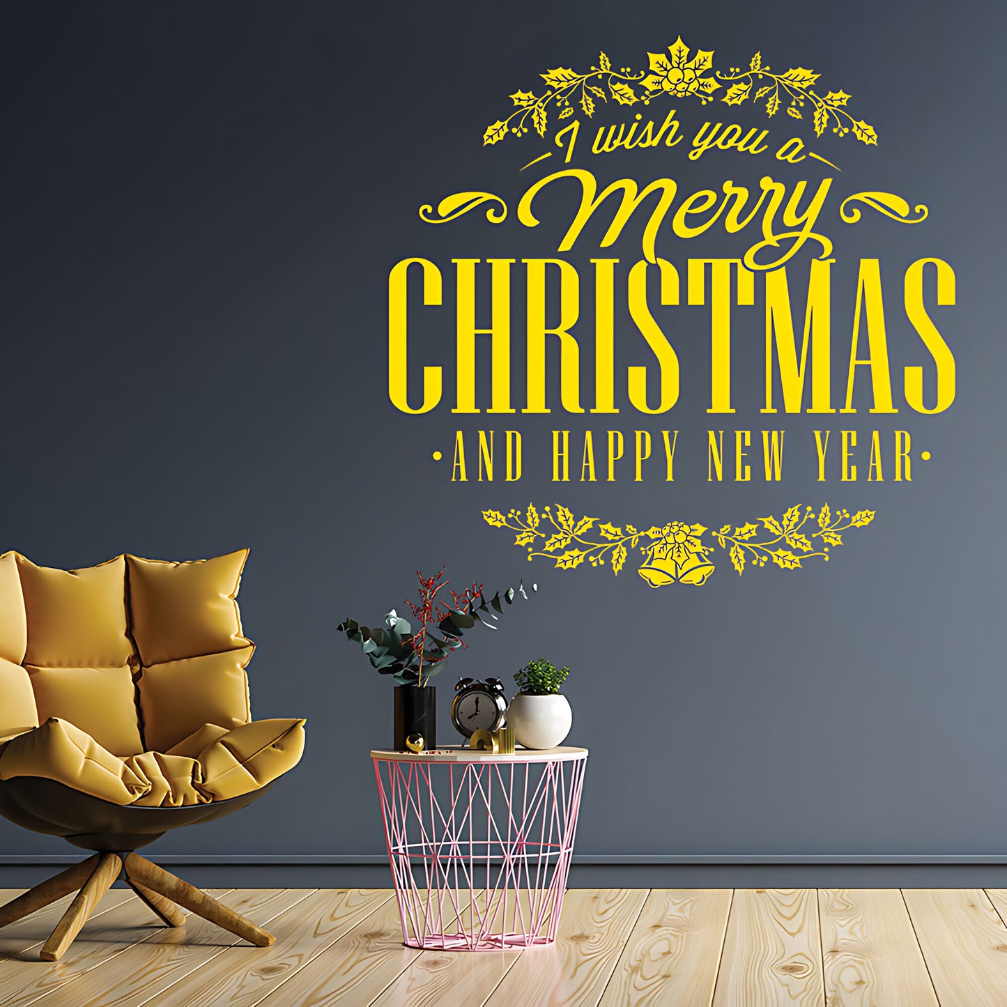 Reindeer Wall Sticker - Christmas Vinyl Decal