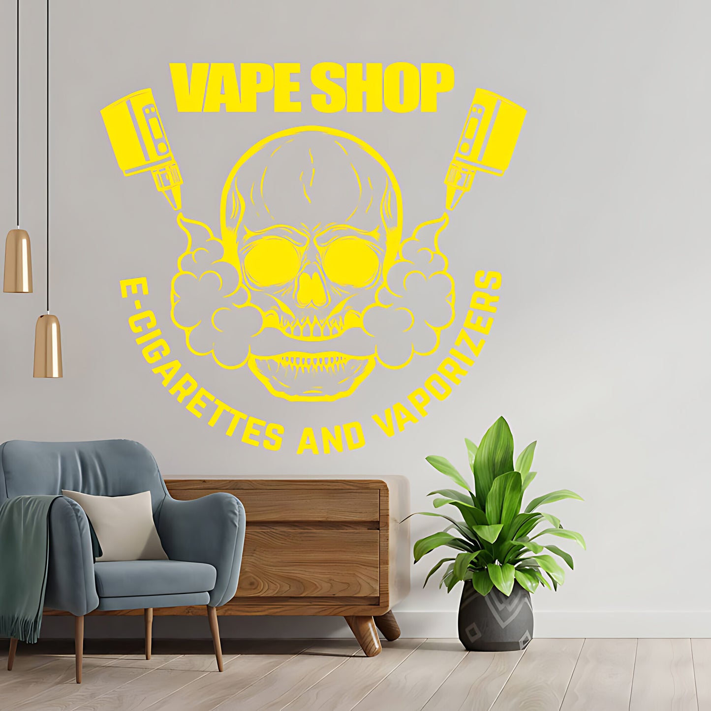 Decorative Vaping Quote Wall Sticker for Vape Shops
