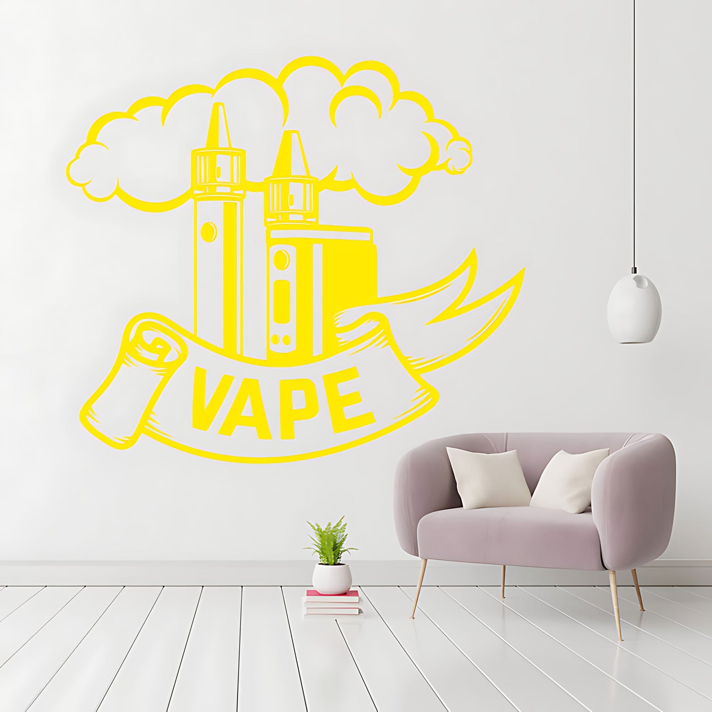 Custom Vaping Quote Wall Sticker