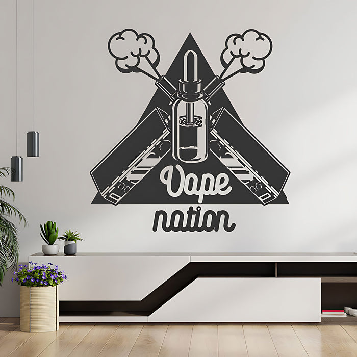 Classic Vaping Quote Wall Sticker for Vape Shops