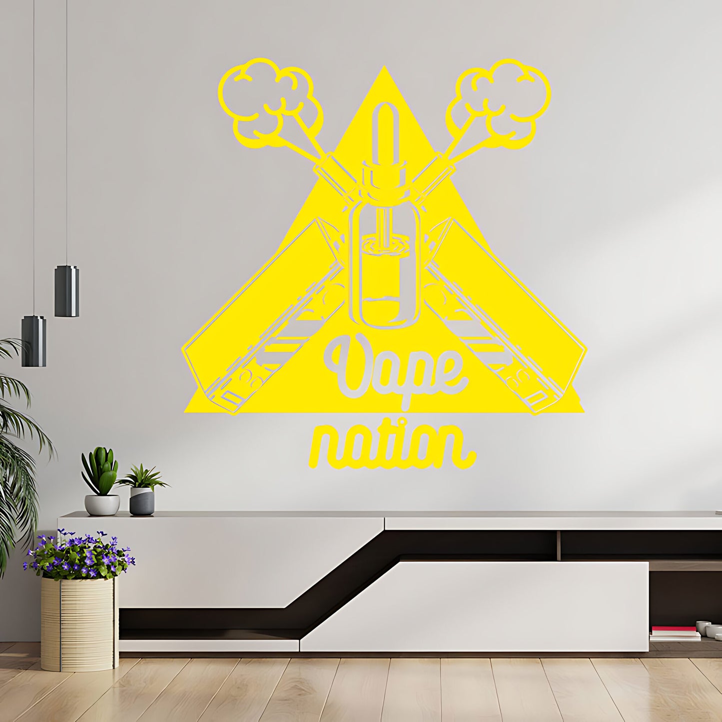 Classic Vaping Quote Wall Sticker for Vape Shops