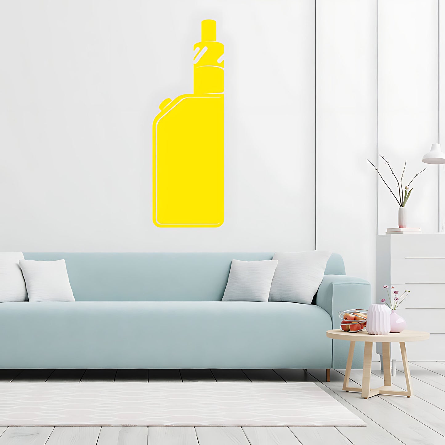 Modern Vape Shop Wall Sticker with Vaping Quote