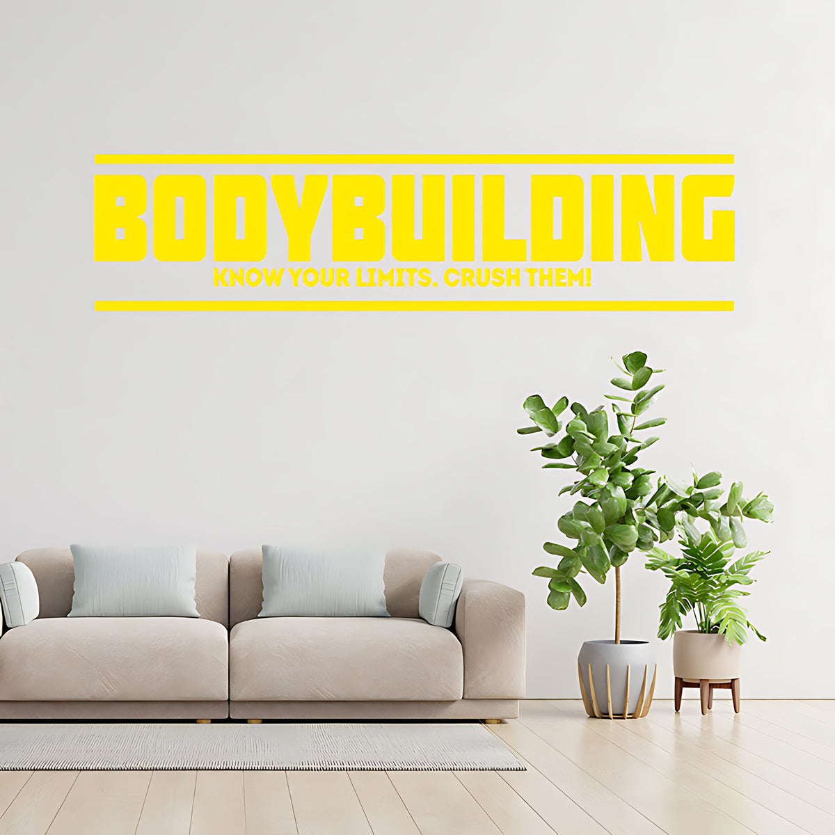 Fitness Gym Exercise Vinyl Wall Art Sticker Room Decor