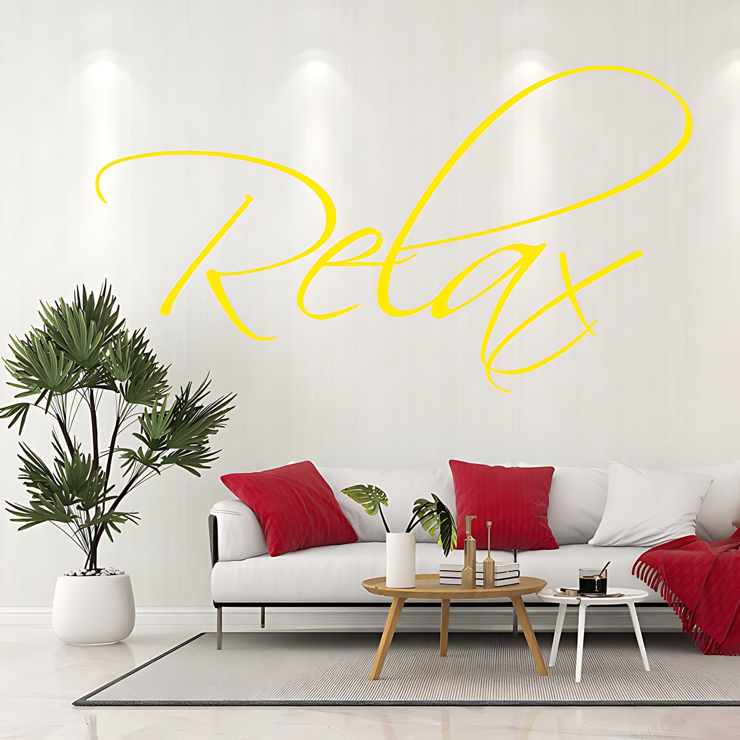 Relax Bathroom Wall Words Quote Sticker Decor