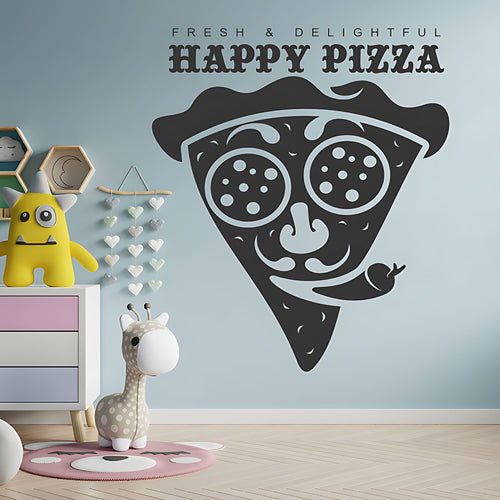 Fast Food Pizza Wall Sticker - Restaurant Decal