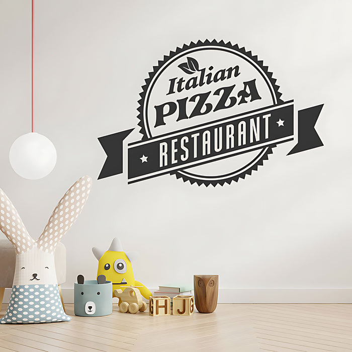Pizza Wall Sticker - Takeaway Restaurant Vinyl Decal
