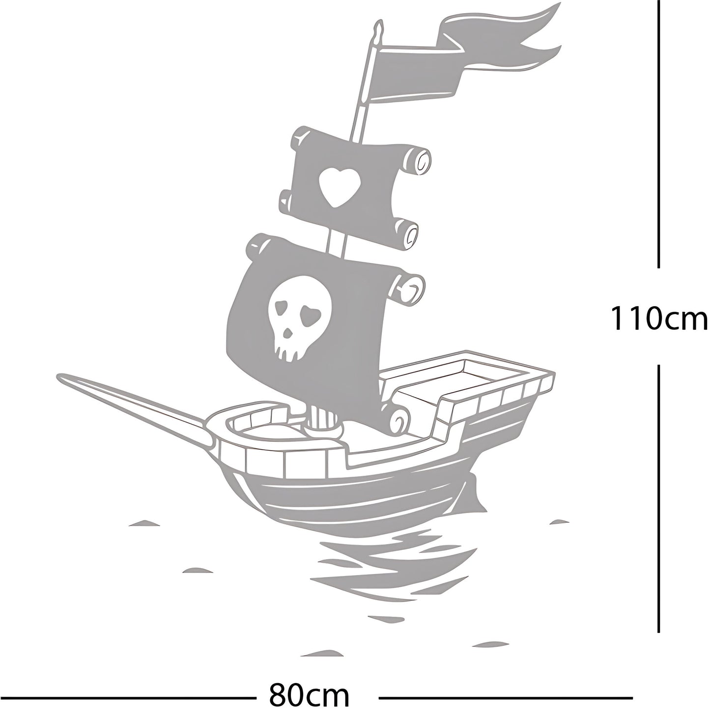 Pirate Ship Wall Sticker