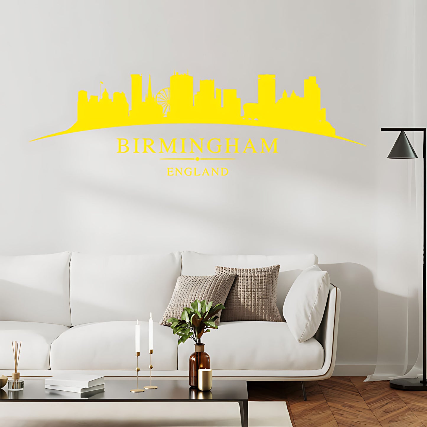 Birmingham Skyline Wall Sticker - City Vinyl Decal
