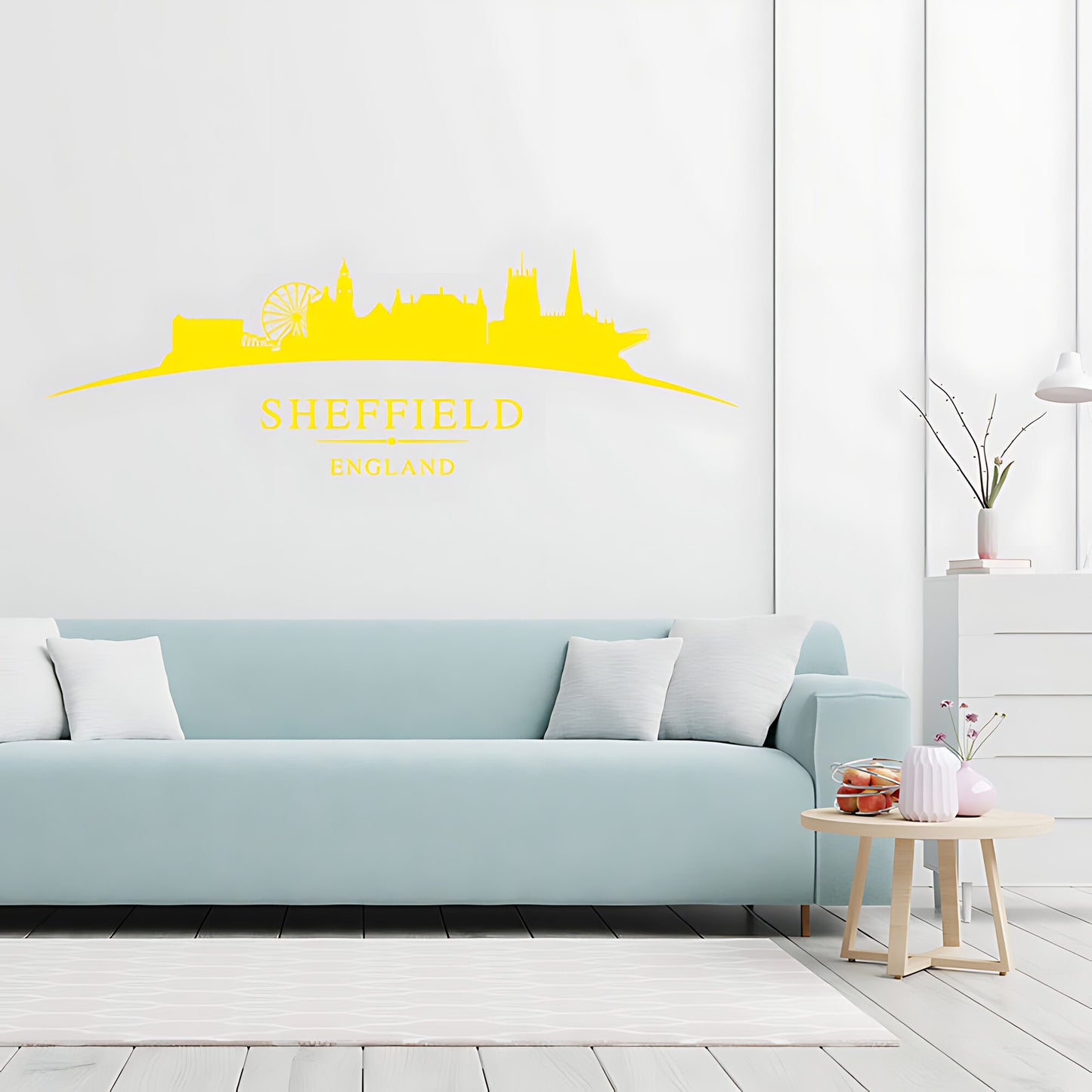 Sheffield Skyline Wall Sticker - City Vinyl Decal