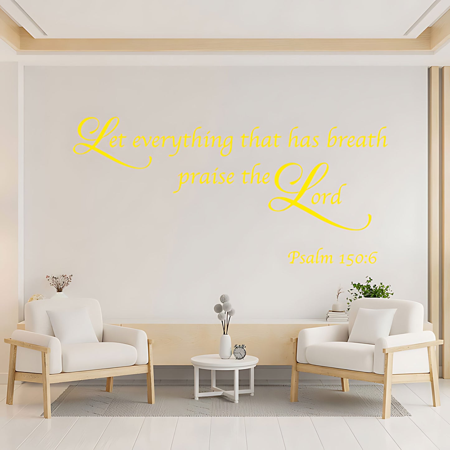 Psalm 150:6 Wall Sticker - Let Everything Praise