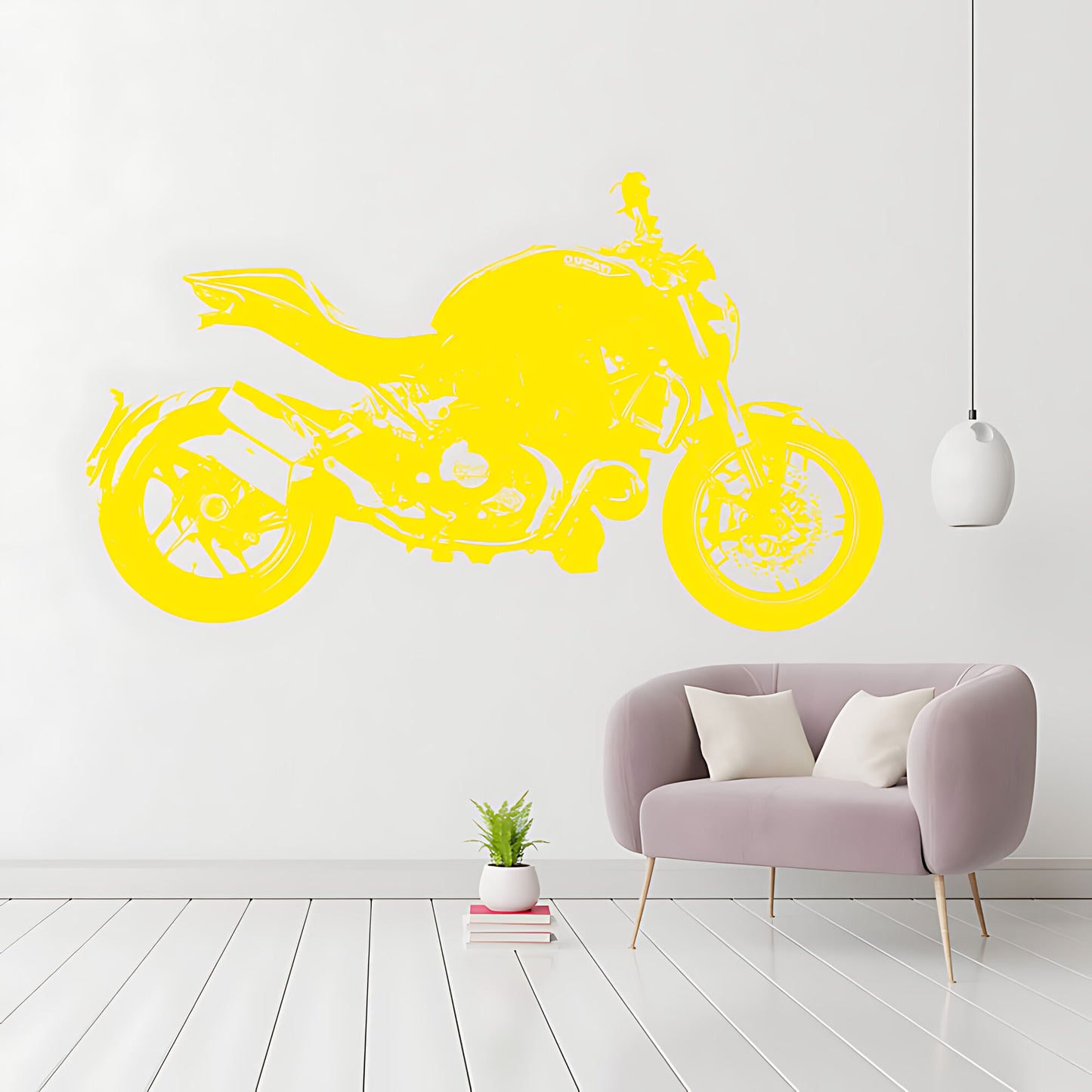 Ducati Monster 1200 Moto GP Racing Motorbike Vinyl Sticker Wall Art