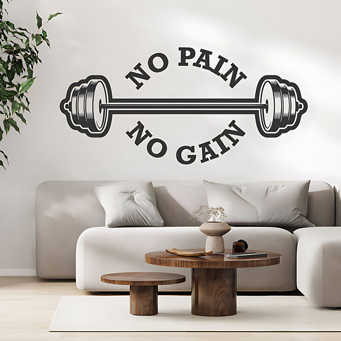 Fitness Motivational Gym Quote Wall Sticker Art Decor