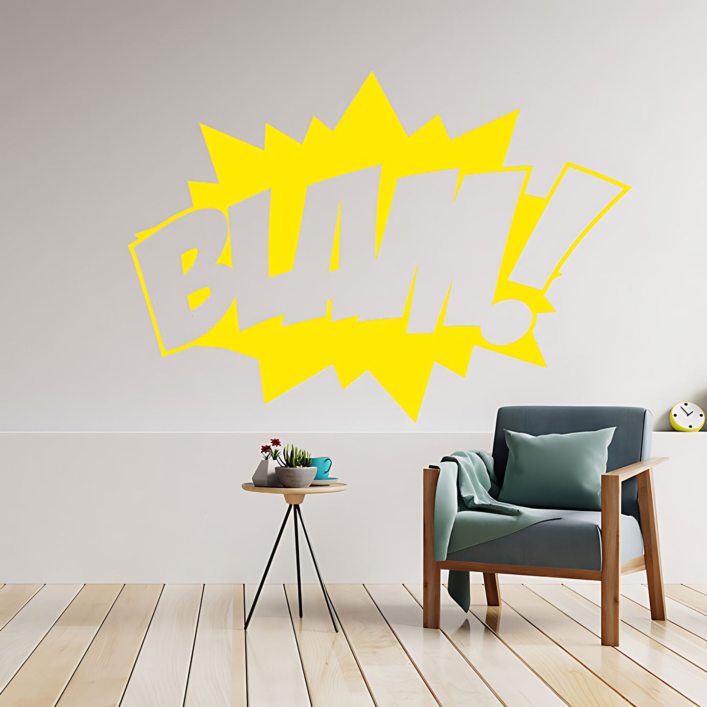 BLAM! Comic Book Superhero Kids Wall Decal