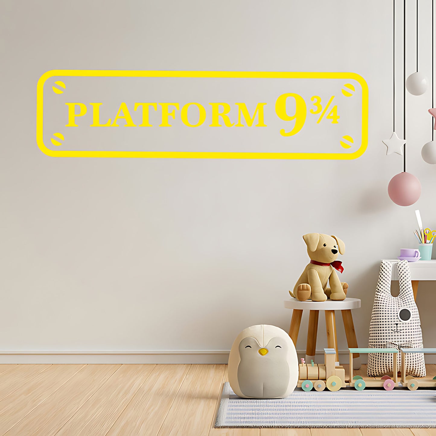 Harry Potter Wall Sticker Platform 9 3/4 Vinyl Art Decal Quote