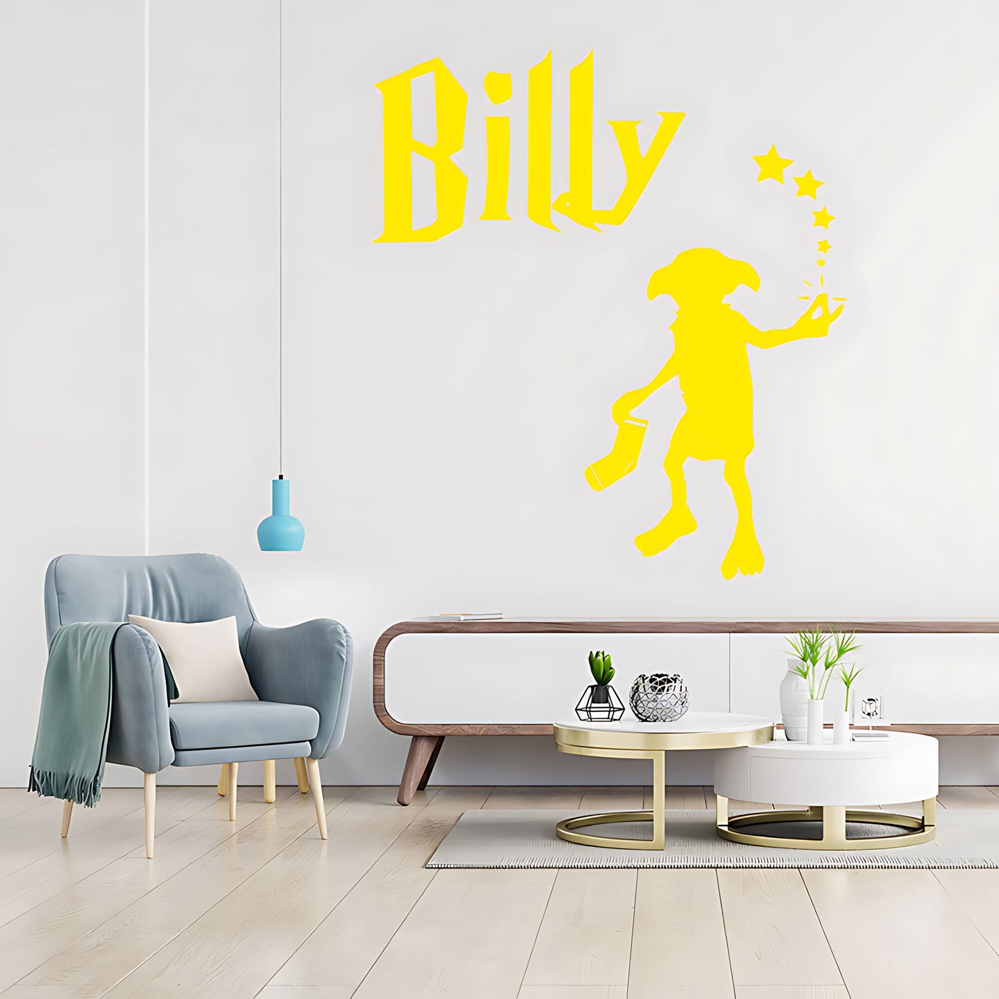 Personalised Harry Potter Wall Sticker Dobby Vinyl Art Decal Quote