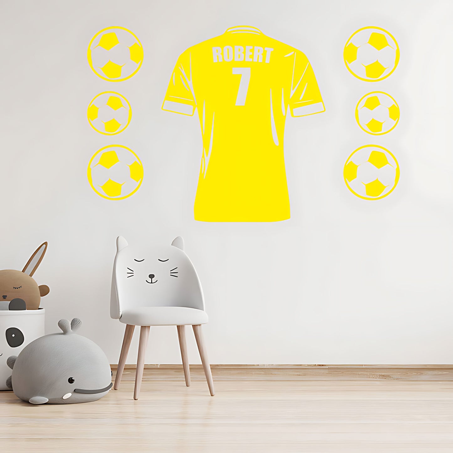 Custom Football Shirt Wall Sticker