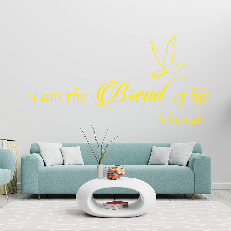 i am bread of life bible decals sticker