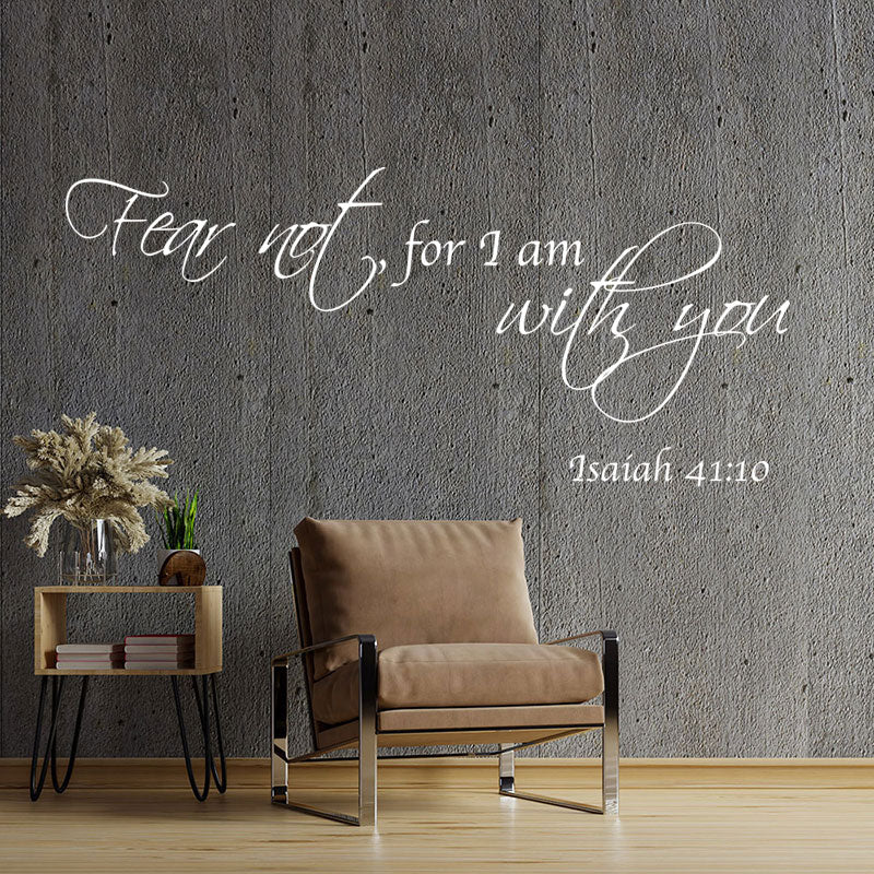 bible fear not i am you religious decals sticker