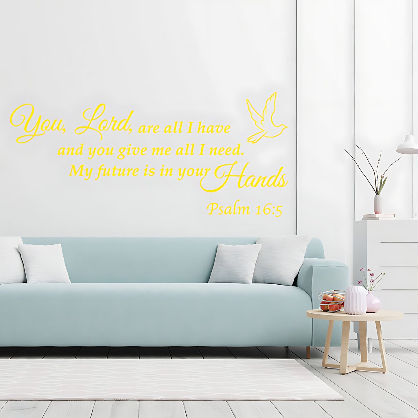 You Lord Are All I Have Wall Sticker - Bible Verse