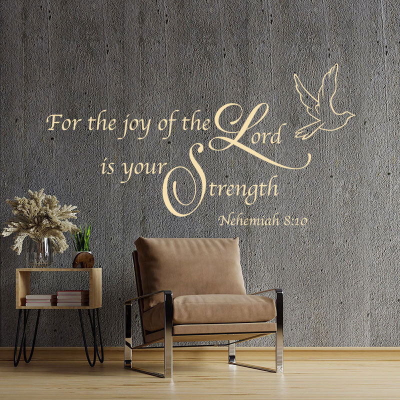 christian joy of lord decals sticker