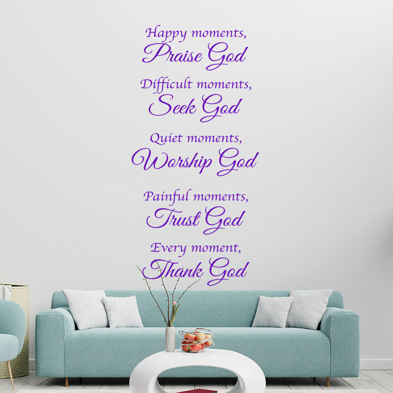 bible happy moments god decals sticker