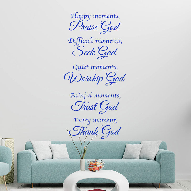 bible happy moments god decals sticker