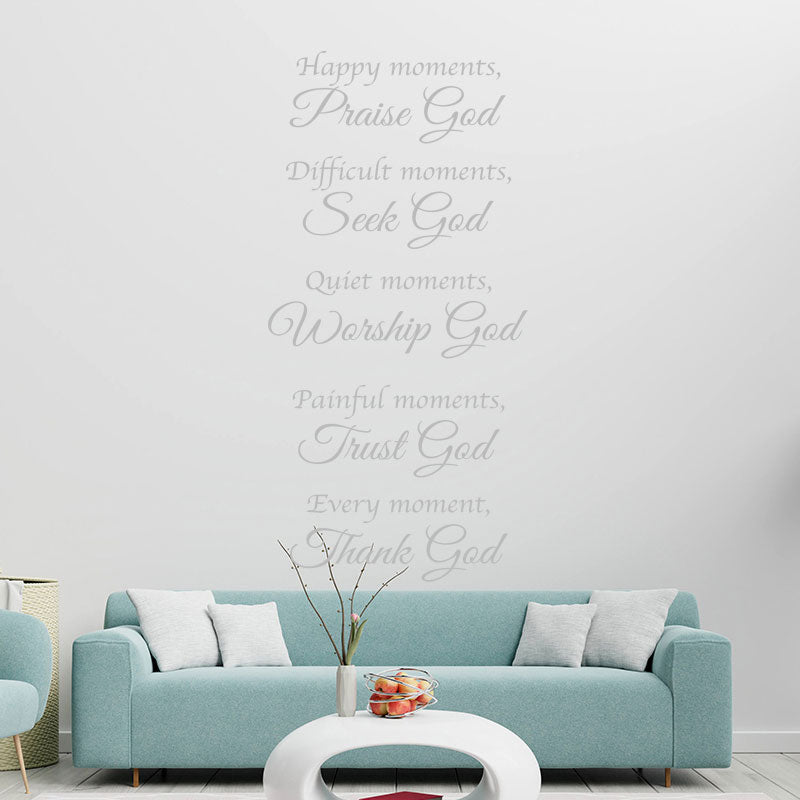 bible happy moments god decals sticker