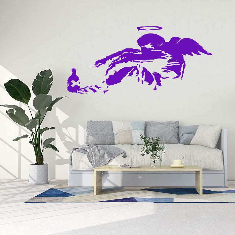 fallen angel wall art sticker decal